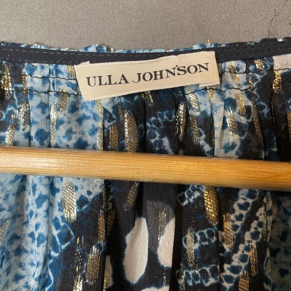 Ulla Johnson Sanya Blouse Blue Sky - Picture 6 of 8